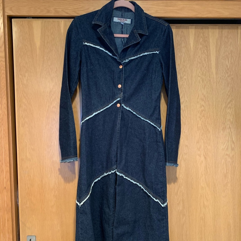 Vintage Paris Blues maxi denim duster